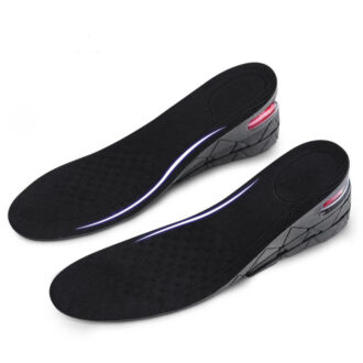 Height increasing insoles for shoes and boots