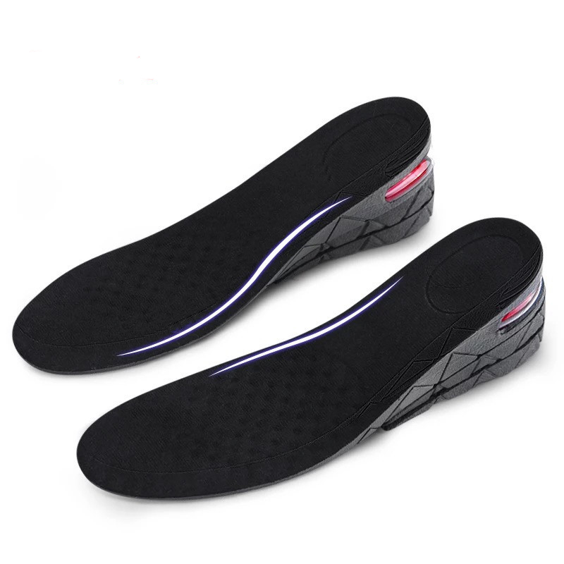 Height increasing insoles for shoes and boots