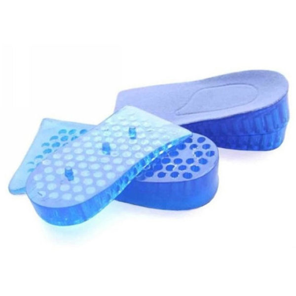 Refial Height Increase Insole 5-Layer Silicone Heel Cushion Inserts Gel Heel Pads Heel Lifts Taller Height Lift Shoe Inserts Men Women 