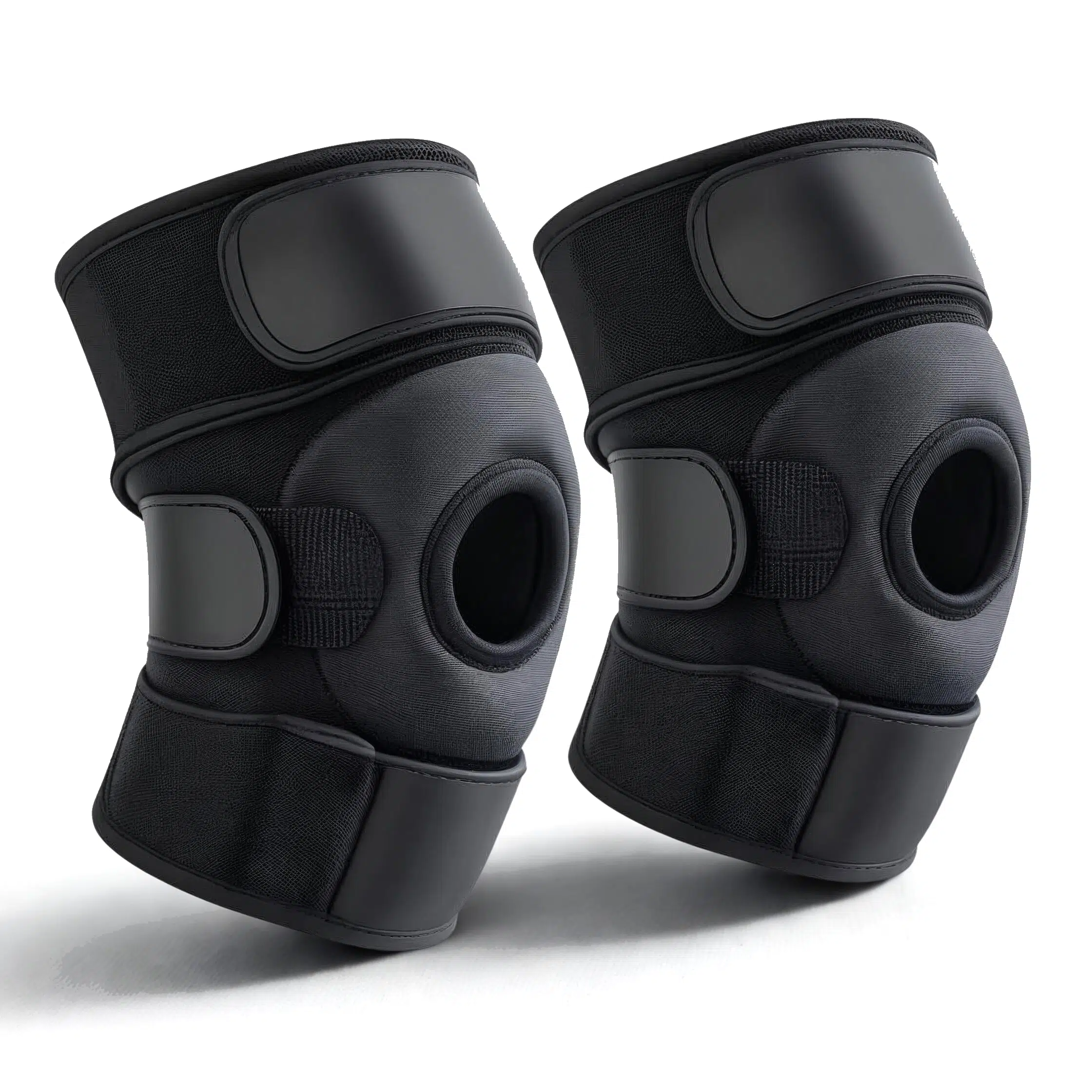 1 Pair of Open Patella Knee Support Braces