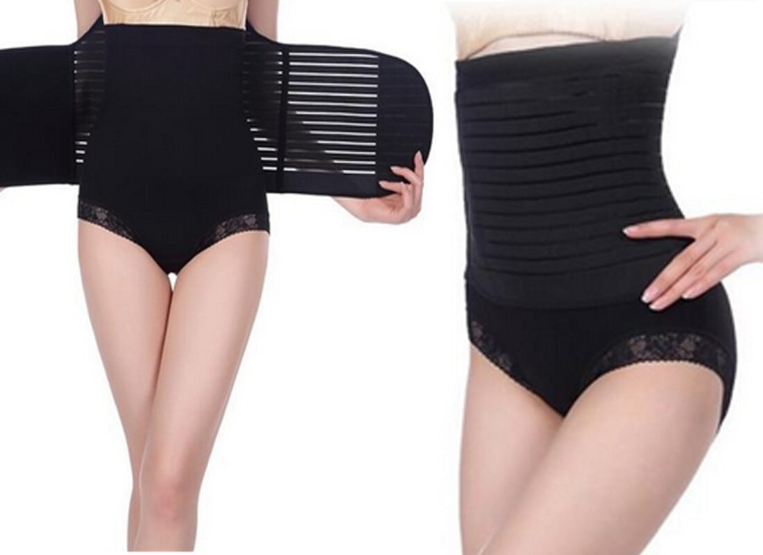 Postpartum Support Recovery Belly Belt Body Shaper Corset with