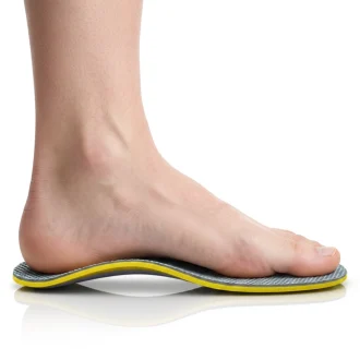1x pair of Arch support insoles for flat feet & plantar fasciitis foot pain