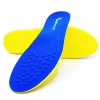 Main prodcut image of our yellow and blue Supination insoles for Underpronation