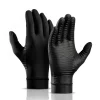 Raynaud's gloves full length black on white background for men and women