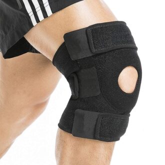 Open Patella Knee Support Brace for Running, Football, Rugby Basketball, Volleyball, Weightlifting, & Gym Workout