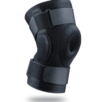 Hinged knee brace for acl injuries