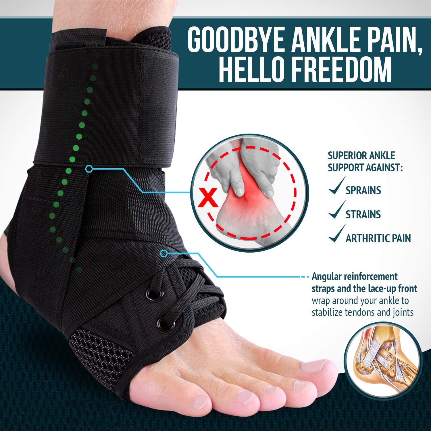 Ankle Support Brace - Nuova Health