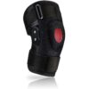 Knee stabilizer brace for supporting your acl knee ligaments and treating injuries and knee pain