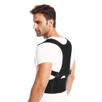 Magnetic posture support back brace