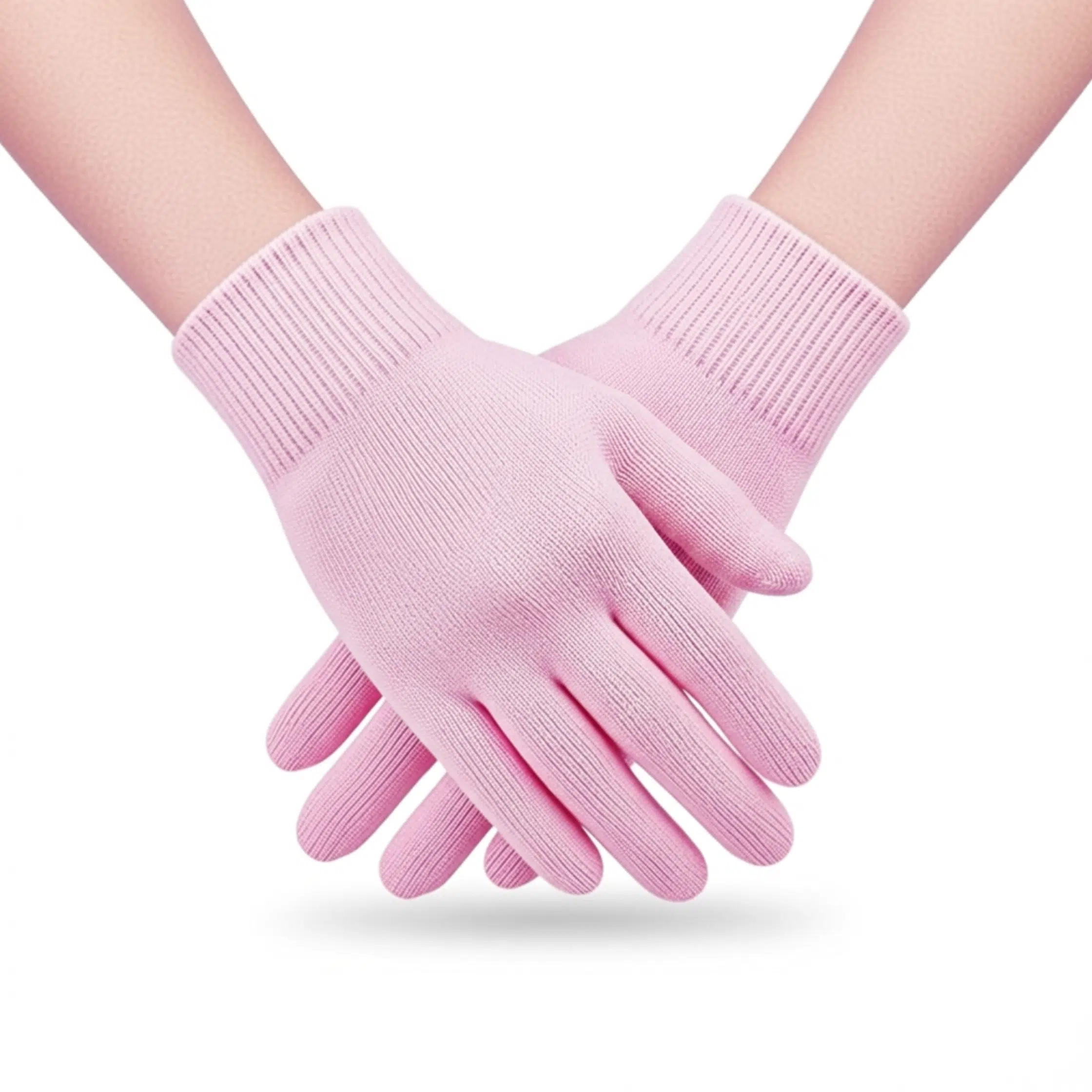 product image of women wearing these Gel Cooling Gloves -Soothes and cools your hands