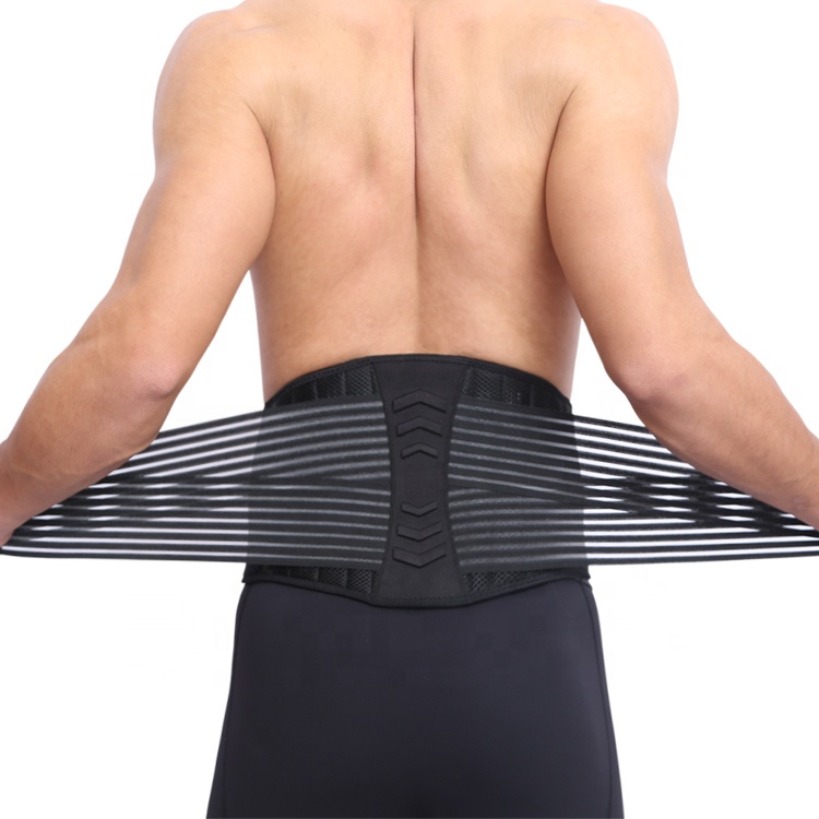 Lower back brace belt For easing and treating Sciatica, Scoliosis, Slipped Disc, Herniated Disc, Back Pain Relief & Heavy Lifting