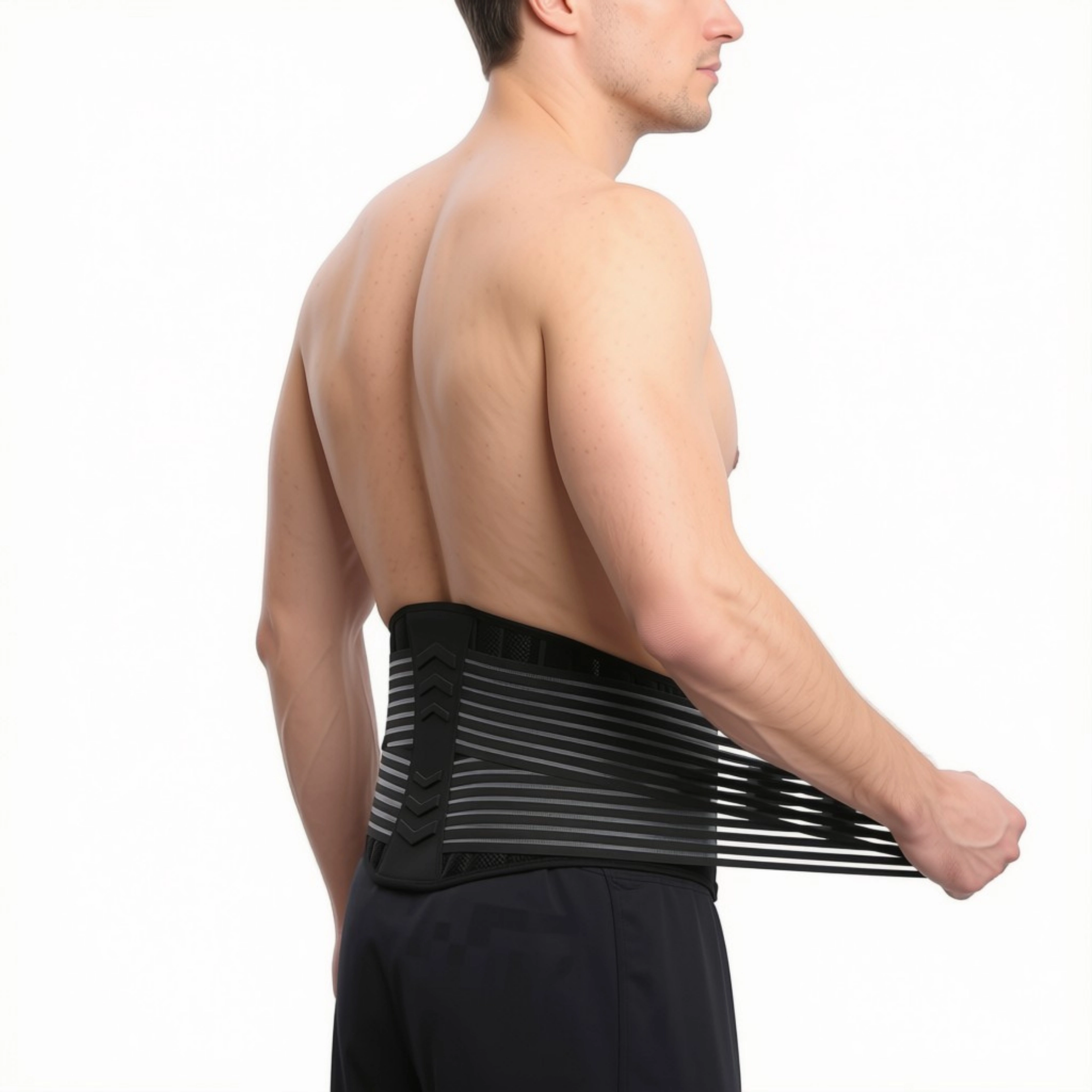 lower-back-support-belt-side-view Lower back Brace Support belt