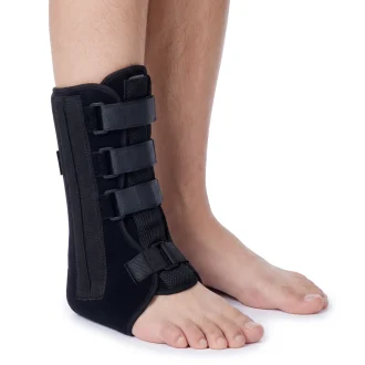 Ankle Splint Stabilizer Foot Brace for Sprains, Fractures, Tendonitis, Post-Op Cast Support and Injury Protection