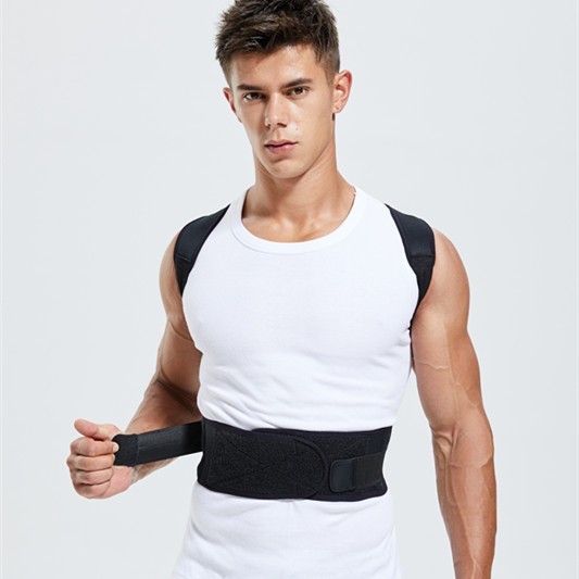 Front view of back brace for men and women