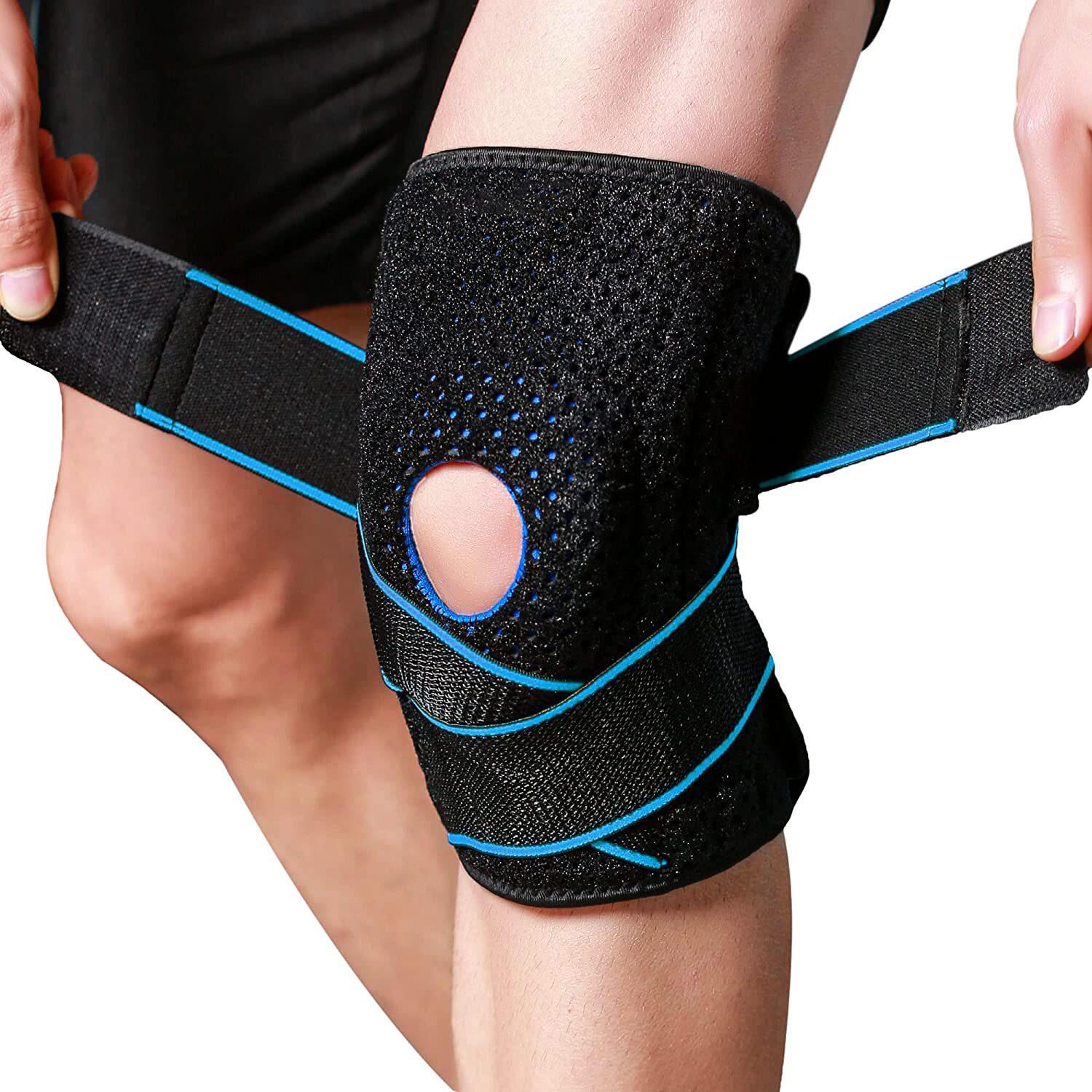Knee Stabilizer Brace Compression Sleeve for knee pain & post-op recovery -  Nuova Health