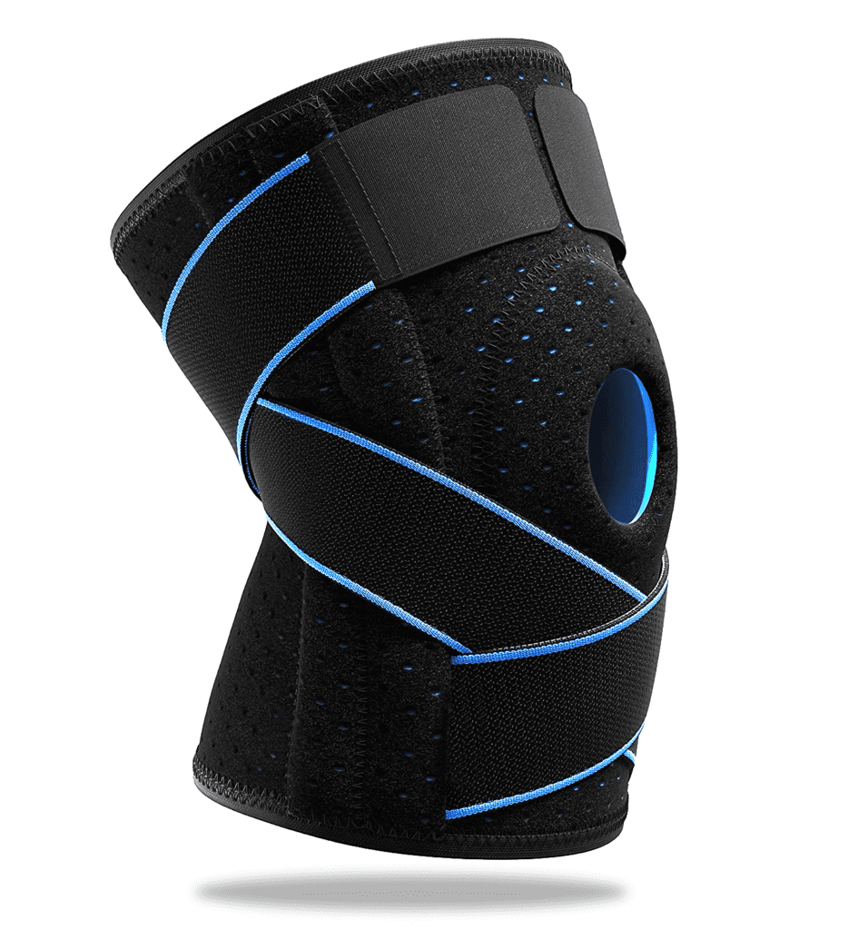 Gel knee support brace for for Arthritis, Joint Pain, Ligament Injury, Meniscus Tear, ACL, MCL, Tendonitis, Running, Squats, Sports