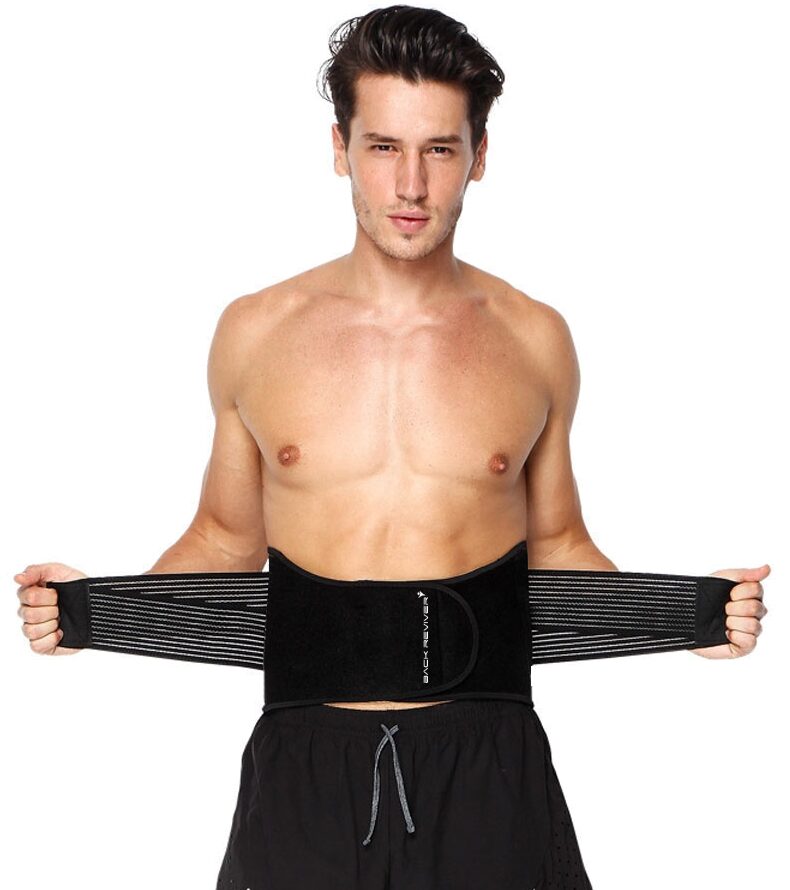 Fully adjustable Men's and women's Back support brace for lower back pain