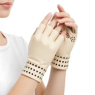 Women wearing the Magnetic gloves for arthritis pain relief