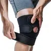 Open patella knee brace for both men and women with adjustable straps and breathable and lightweight design for sports and running