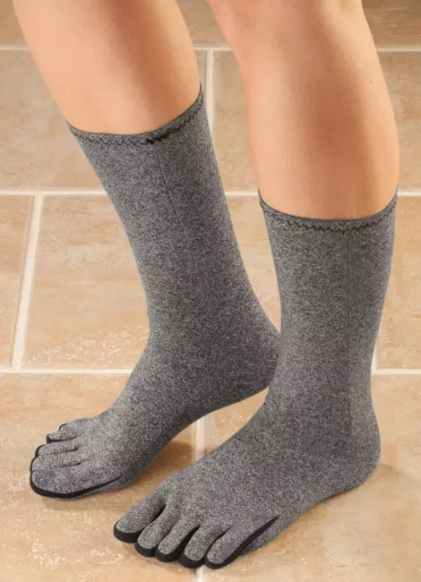 5 Toe Compression Socks for Arthritis - Nuova Health