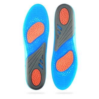 Soothing gel shoe insoles for diabetes