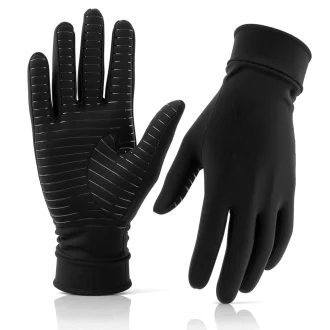 main product image of black base layer glove liners
