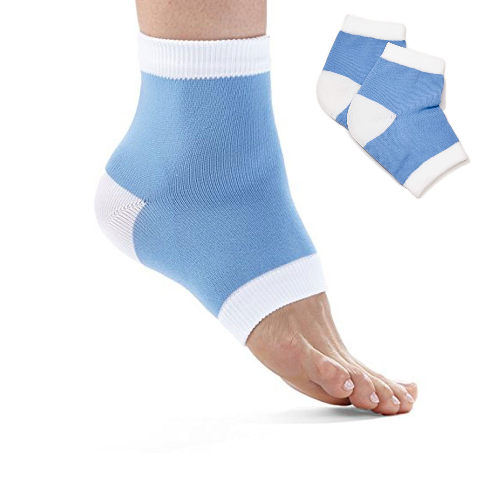 Gel Moisturizing Spa Socks for Dry Cracked Heels - Nuova Health