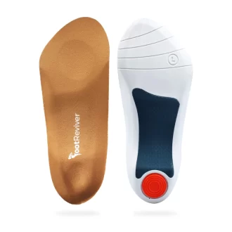 A picture of a pair of plantar fasciitis inserts for heel pain in both men and women