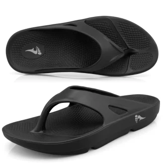 image shows the plantar fasciitis sandals on pure white back drop